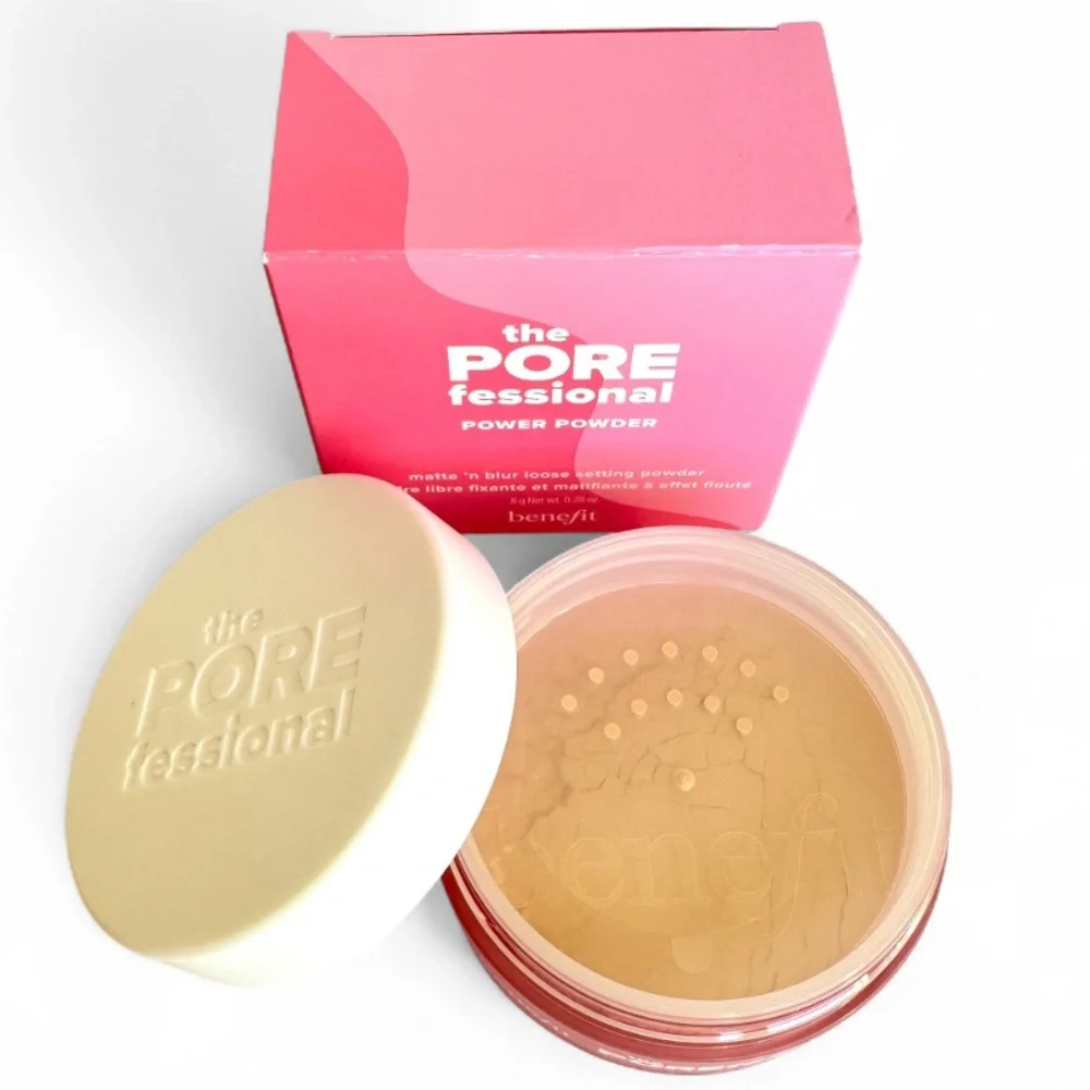 Benefit POREfessional Power Powder Matte 'n Blur Setting Powder FULL SIZE 0.28oz